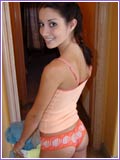 Cute skinny teen Chloe 18 showing off her petite little body and small tits!